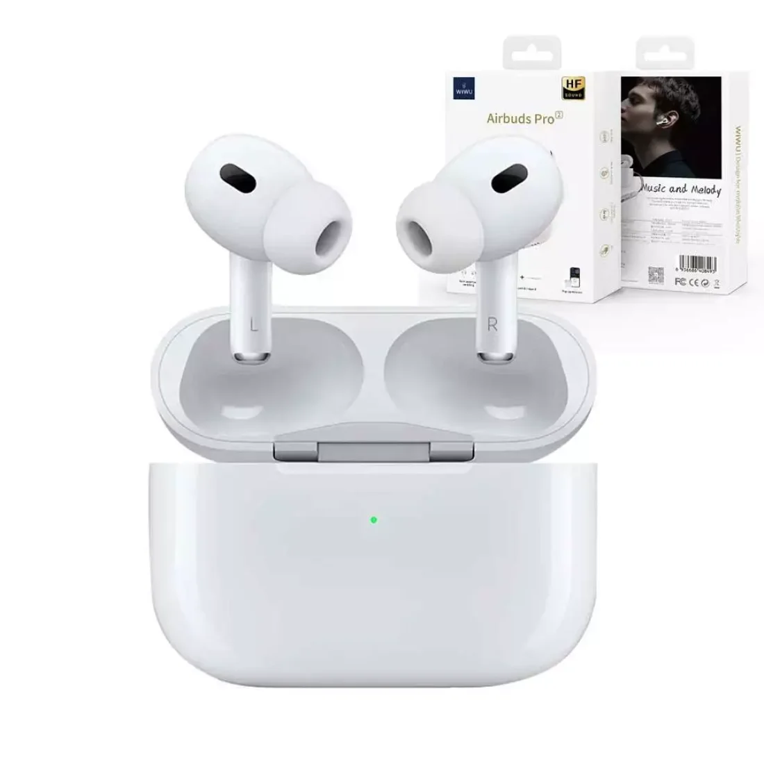 product_13074_main Wiwu Airbuds Pro 2 Wireless Earbuds with Super ANC (GEN 2) - Image 1